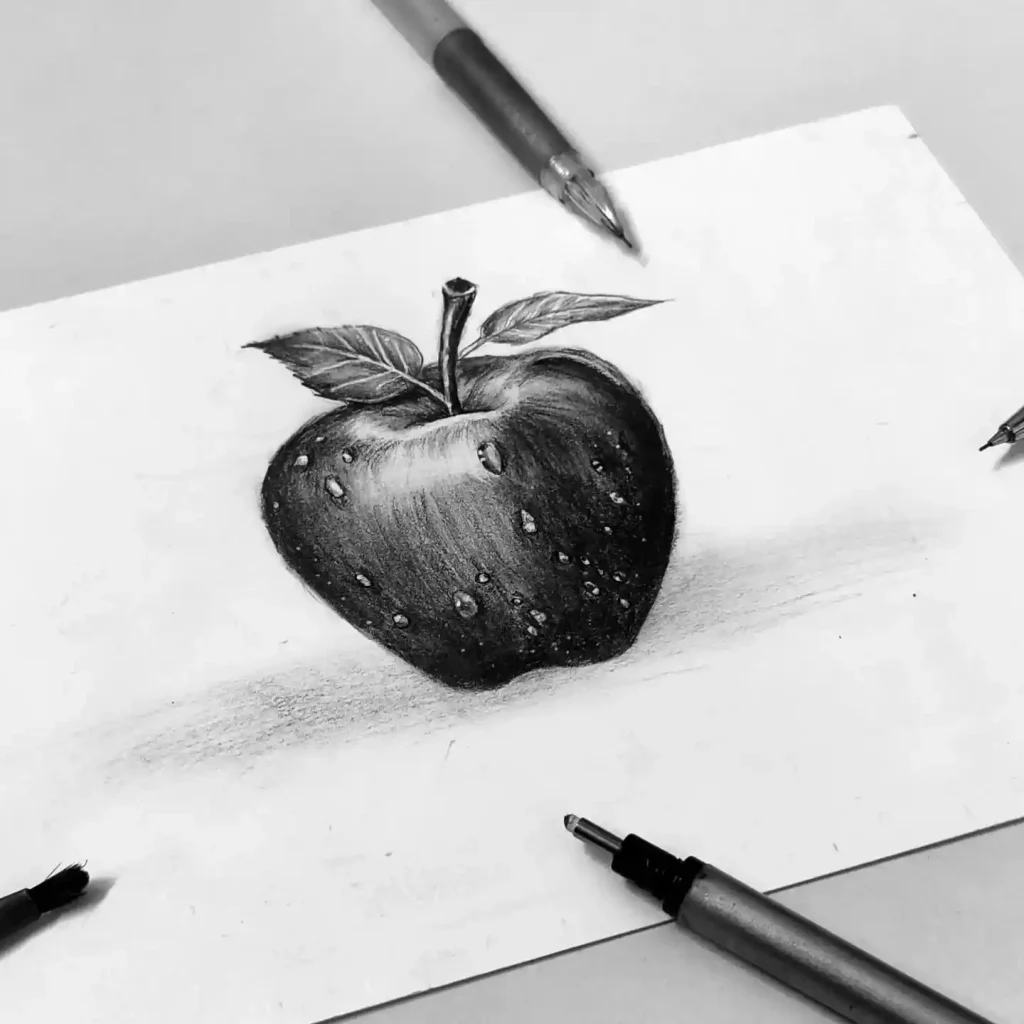 Apple Drawing Ideas