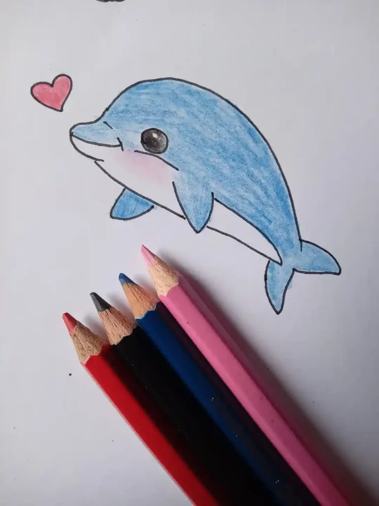 Dolphin Drawing Ideas