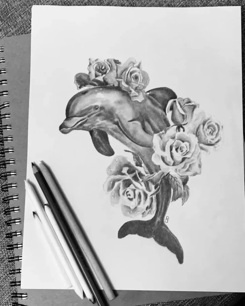 Dolphin Drawing Ideas