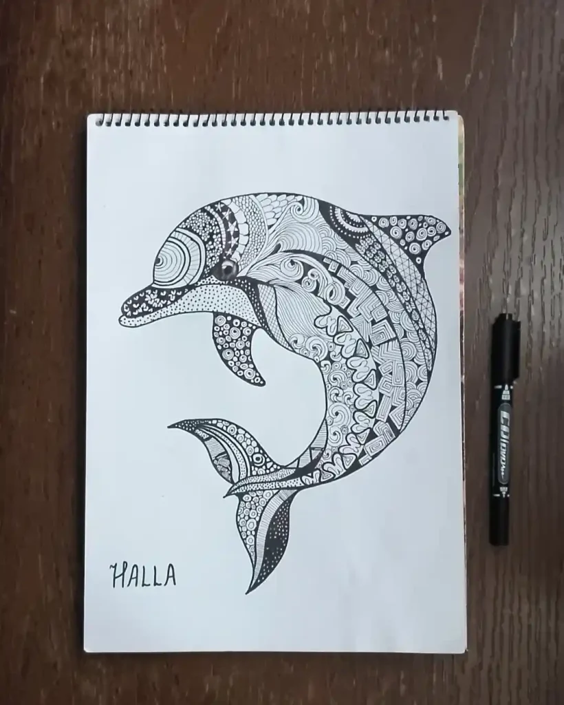 Dolphin Drawing Ideas