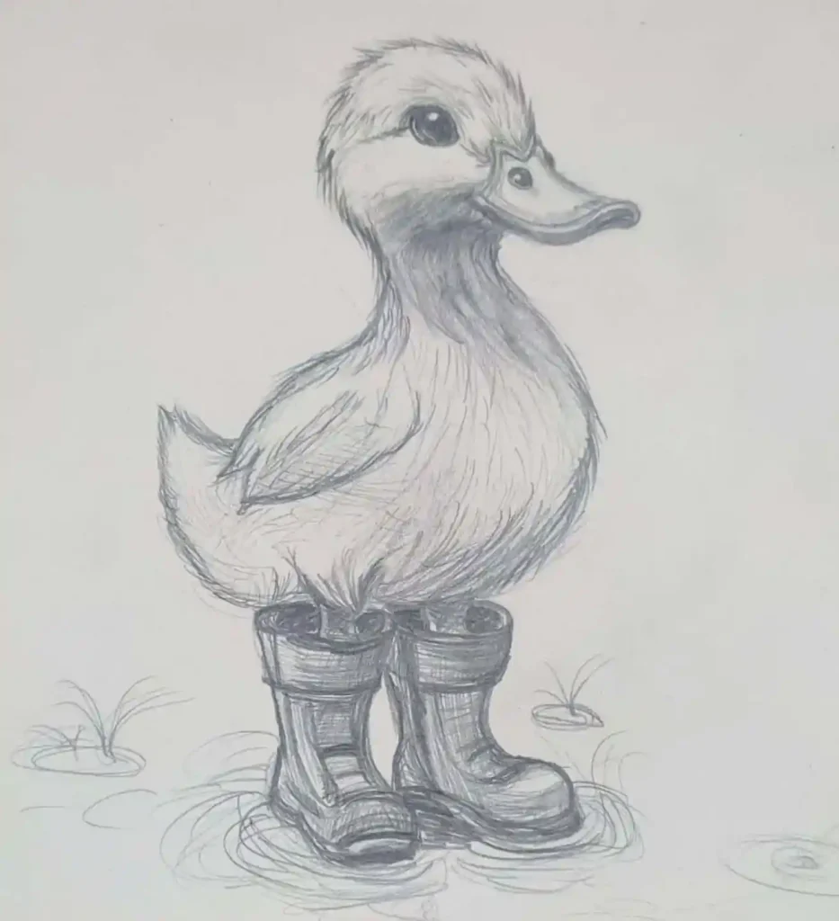 Duck Drawing Ideas