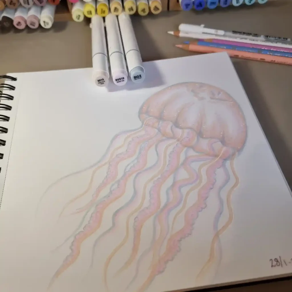 Jellyfish Drawing Ideas