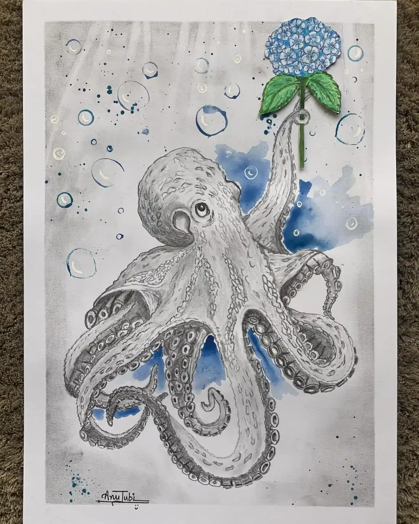 Octopus Drawing Ideas