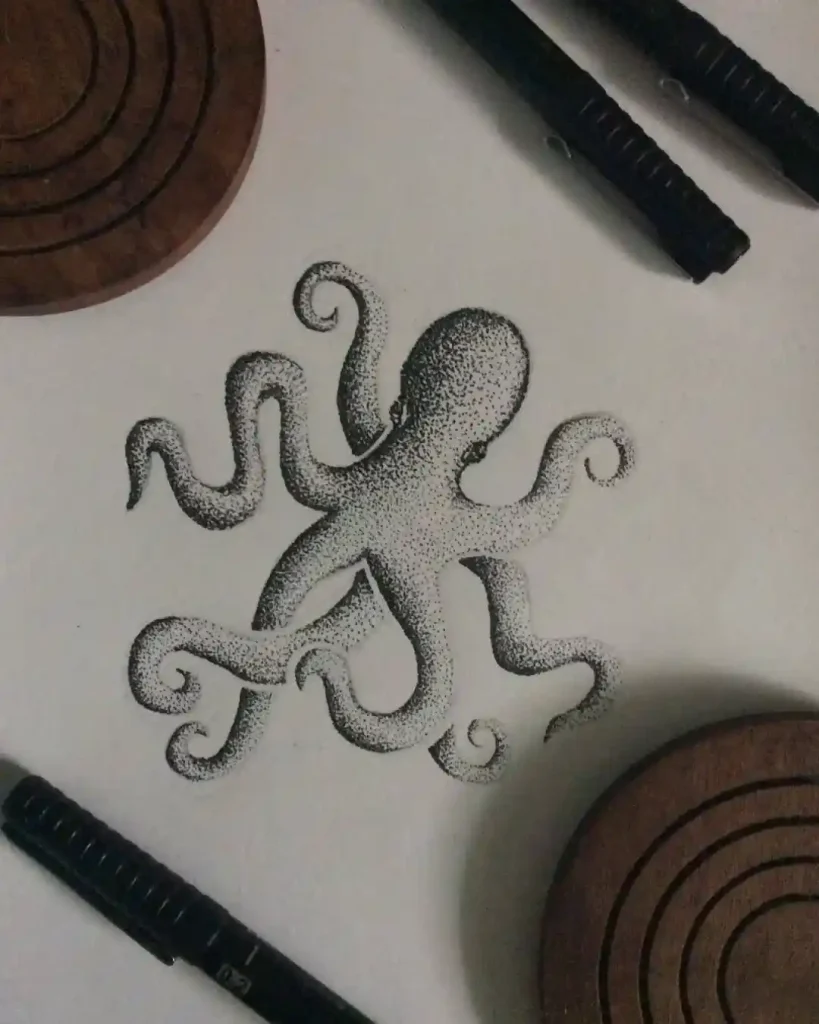 Octopus Drawing Ideas