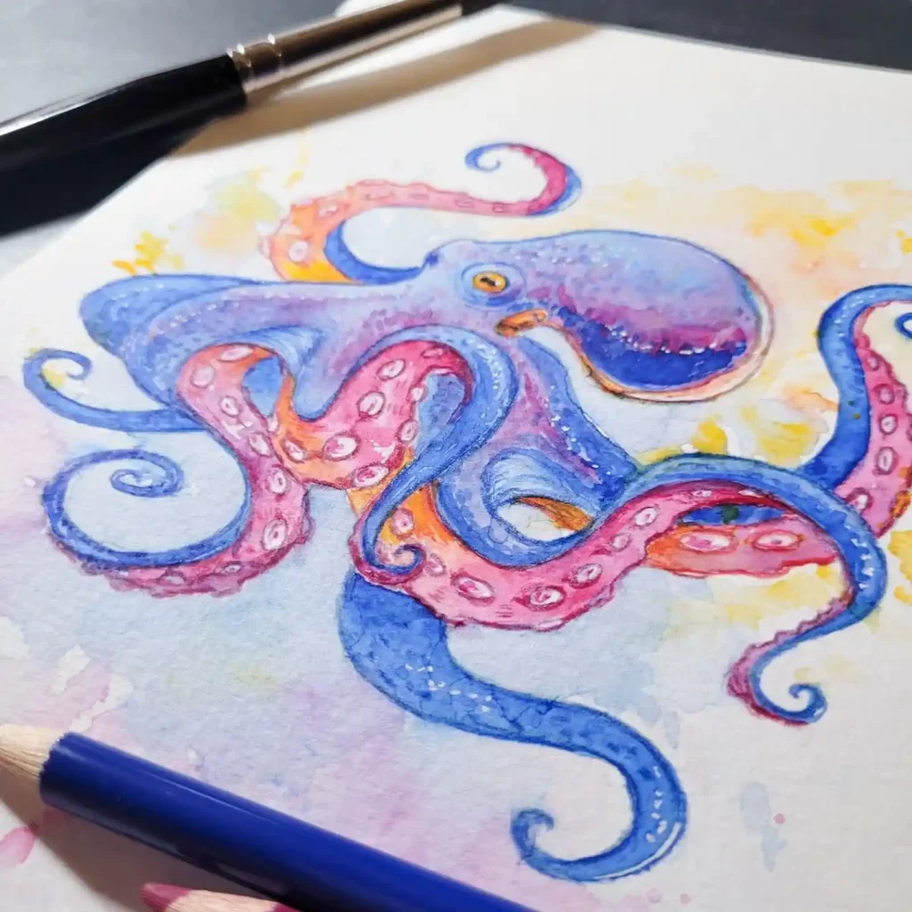 Octopus Drawing Ideas