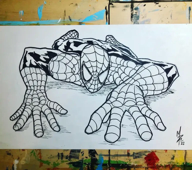 spiderman drawing (12)