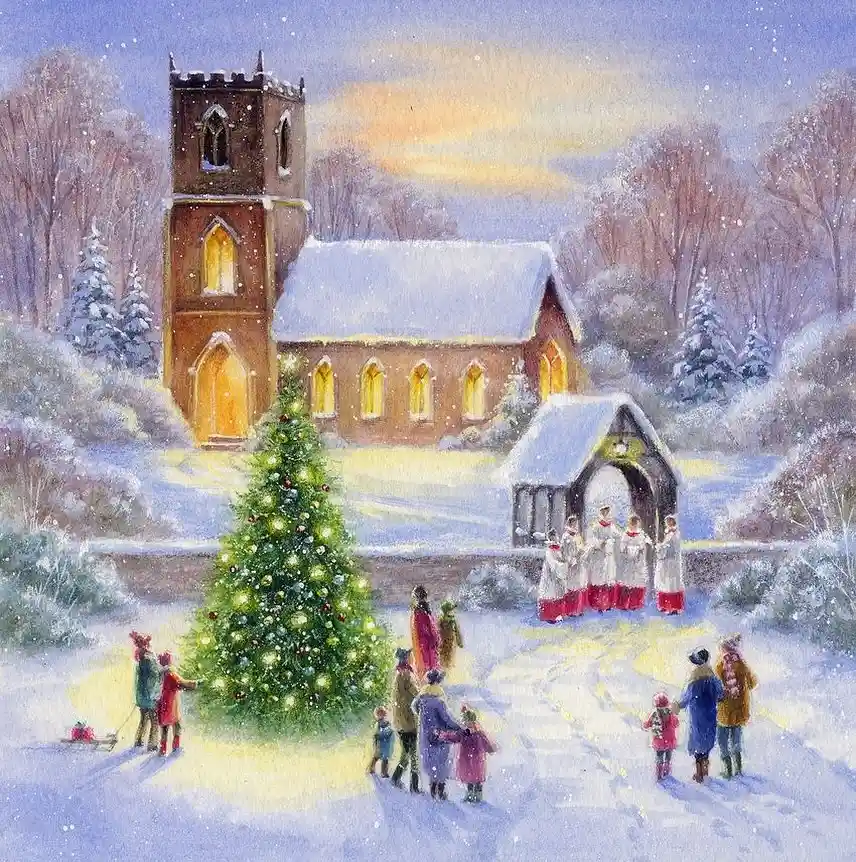 24 Watercolor Christmas Art Drawing Ideas That Answer “What Should I Paint First?”