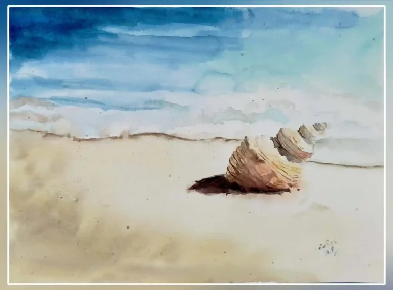 watercolor seashell (8)