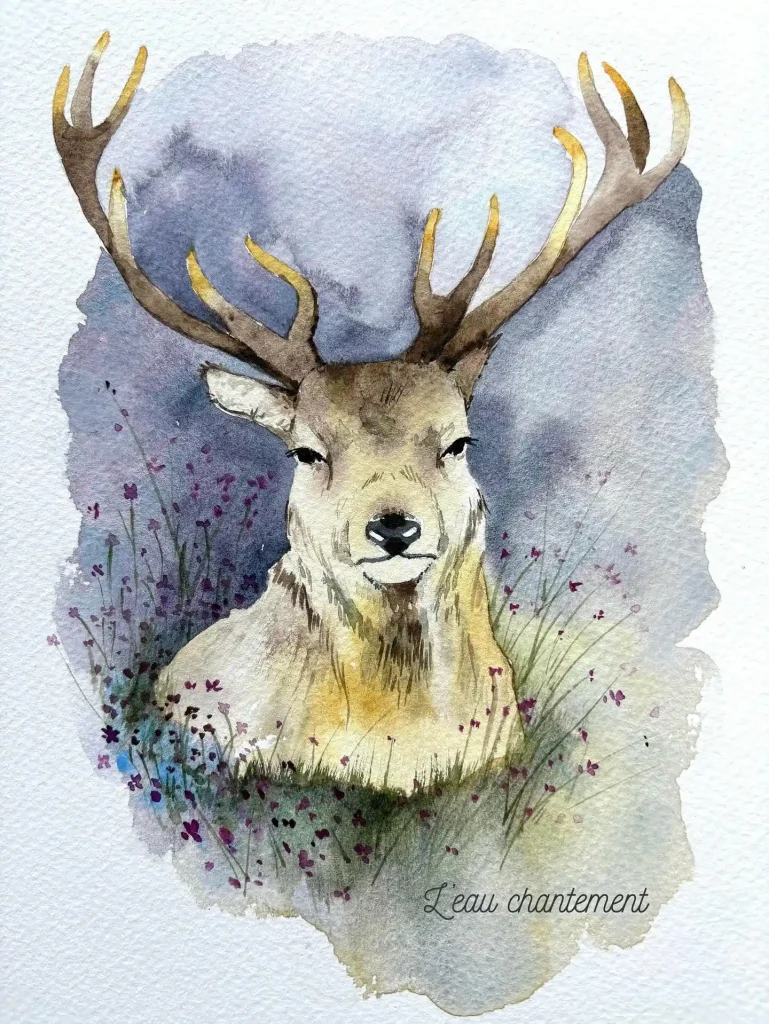 Watercolor Animal Drawing Ideas