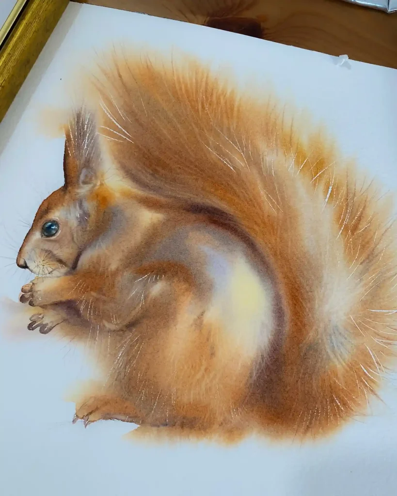 Watercolor Animal Drawing Ideas