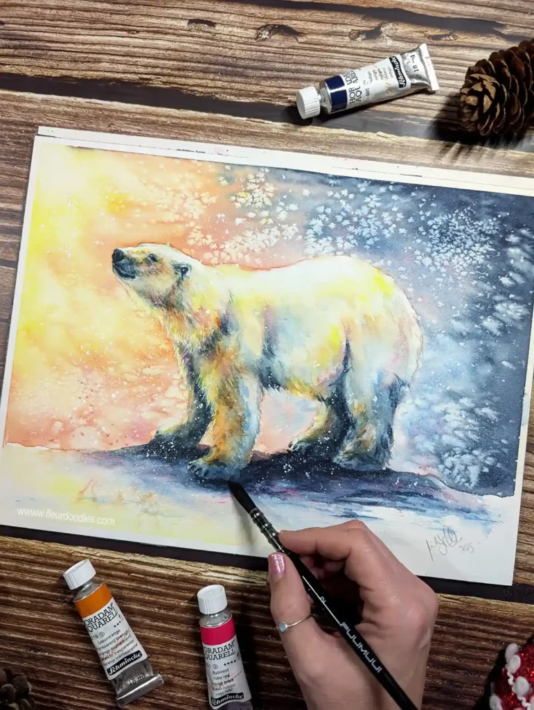 Watercolor Animal Drawing Ideas