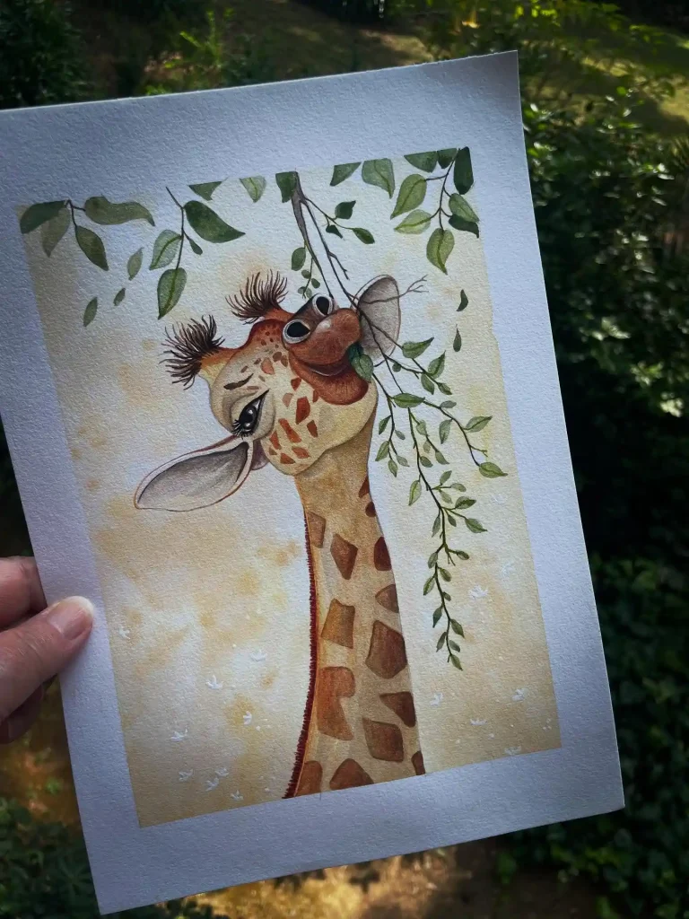 Watercolor Animal Drawing Ideas