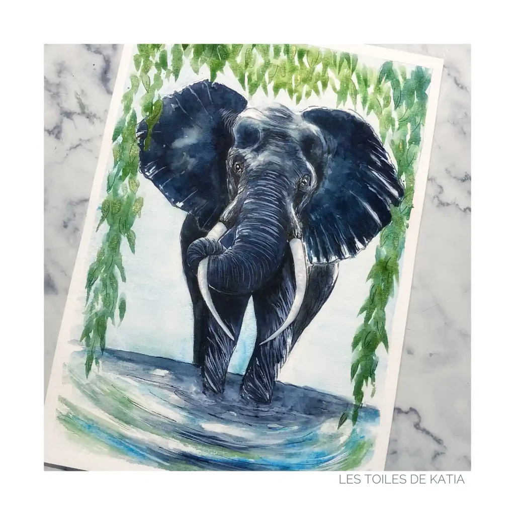 Watercolor Animal Drawing Ideas