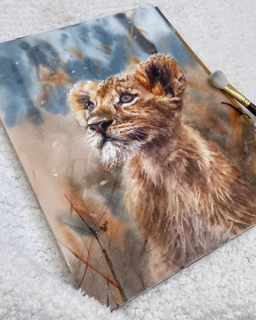 Watercolor Animal Drawing Ideas