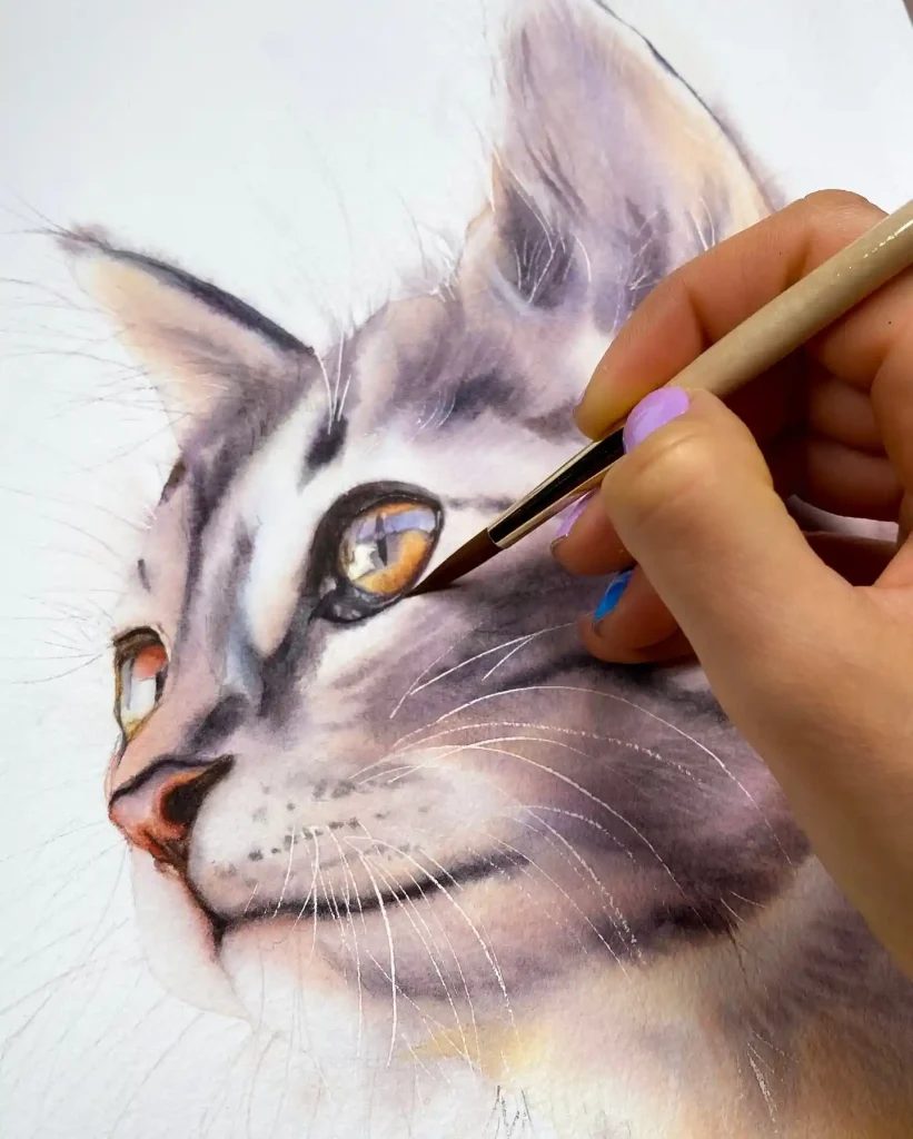 Watercolor Animal Drawing Ideas