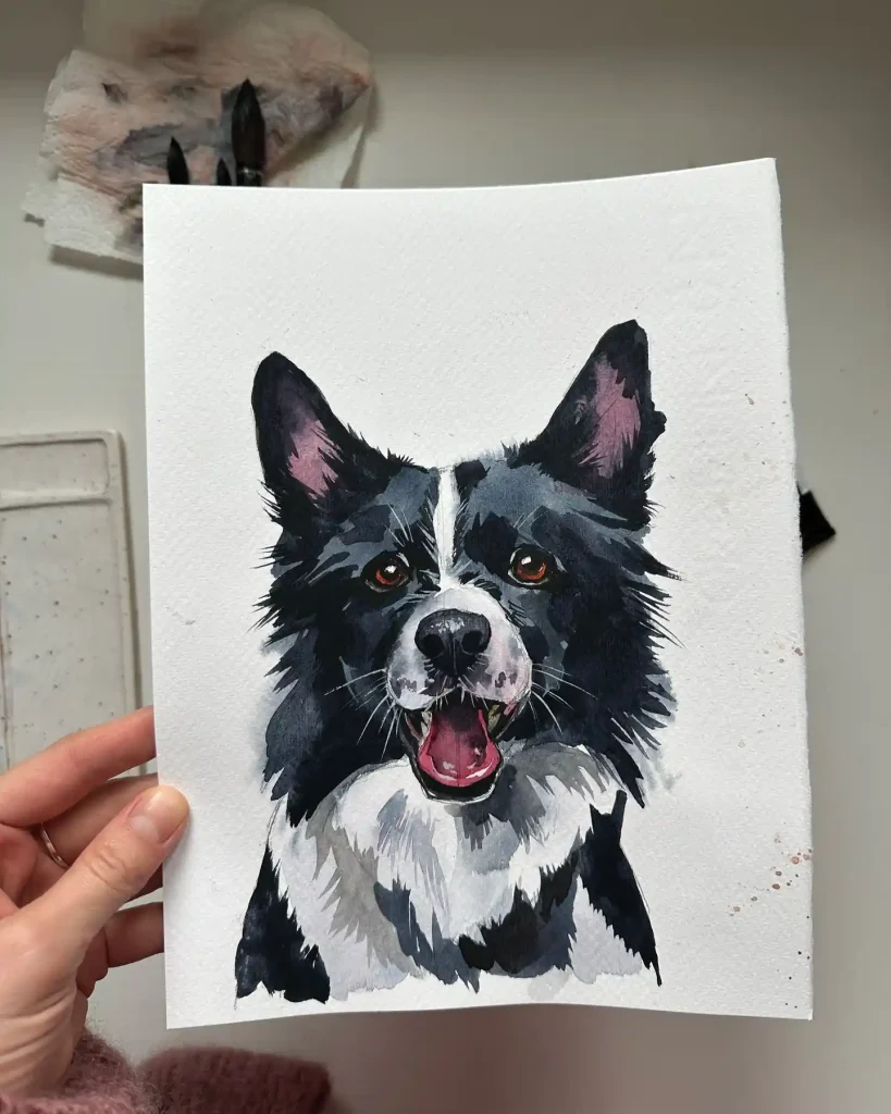 Watercolor Animal Drawing Ideas