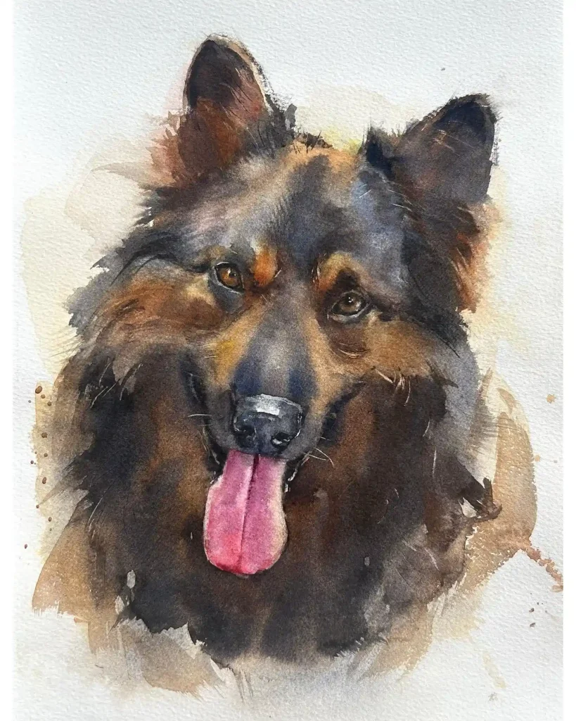 Watercolor Animal Drawing Ideas