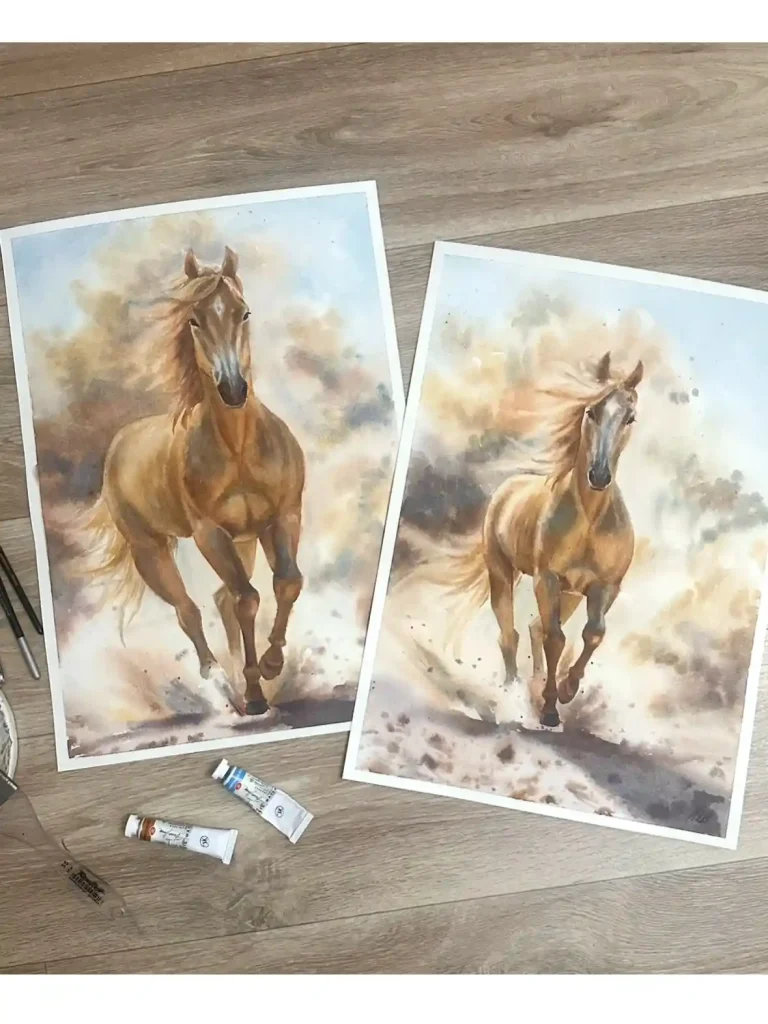 Watercolor Animal Drawing Ideas