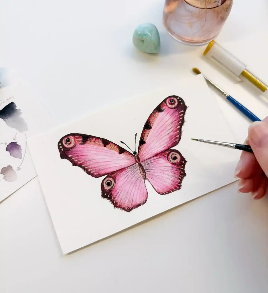 Watercolor Butterfly Drawing Ideas