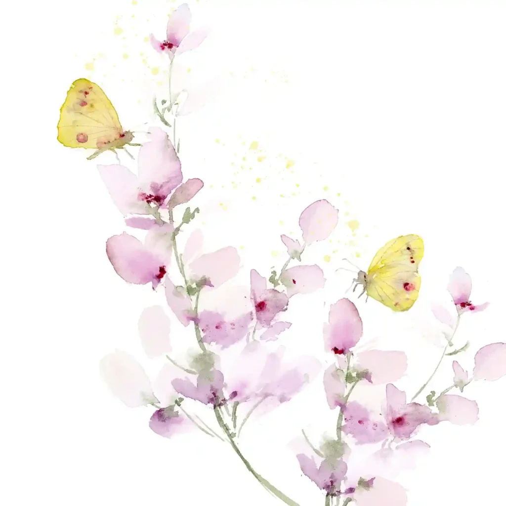 Watercolor Butterfly Drawing Ideas