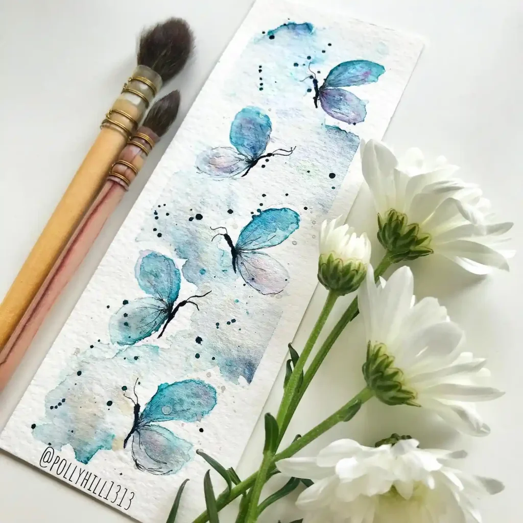 Watercolor Butterfly Drawing Ideas