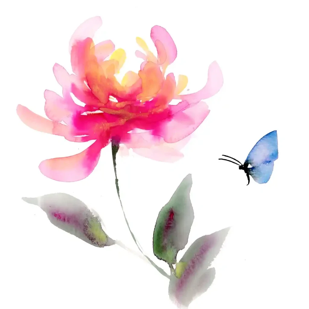 Watercolor Butterfly Drawing Ideas