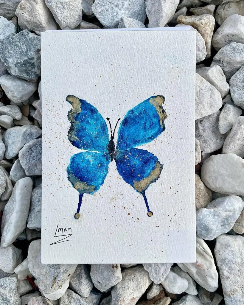Watercolor Butterfly Drawing Ideas