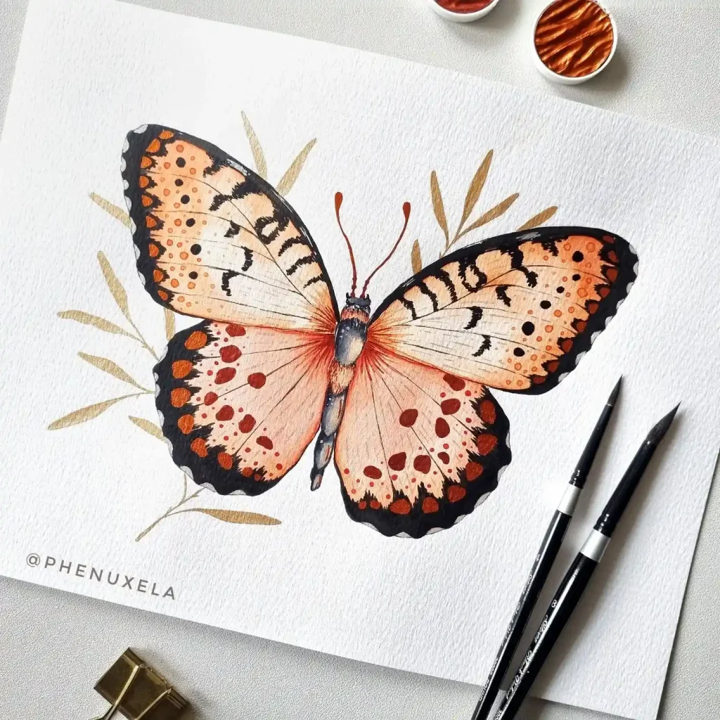 Watercolor Butterfly Drawing Ideas