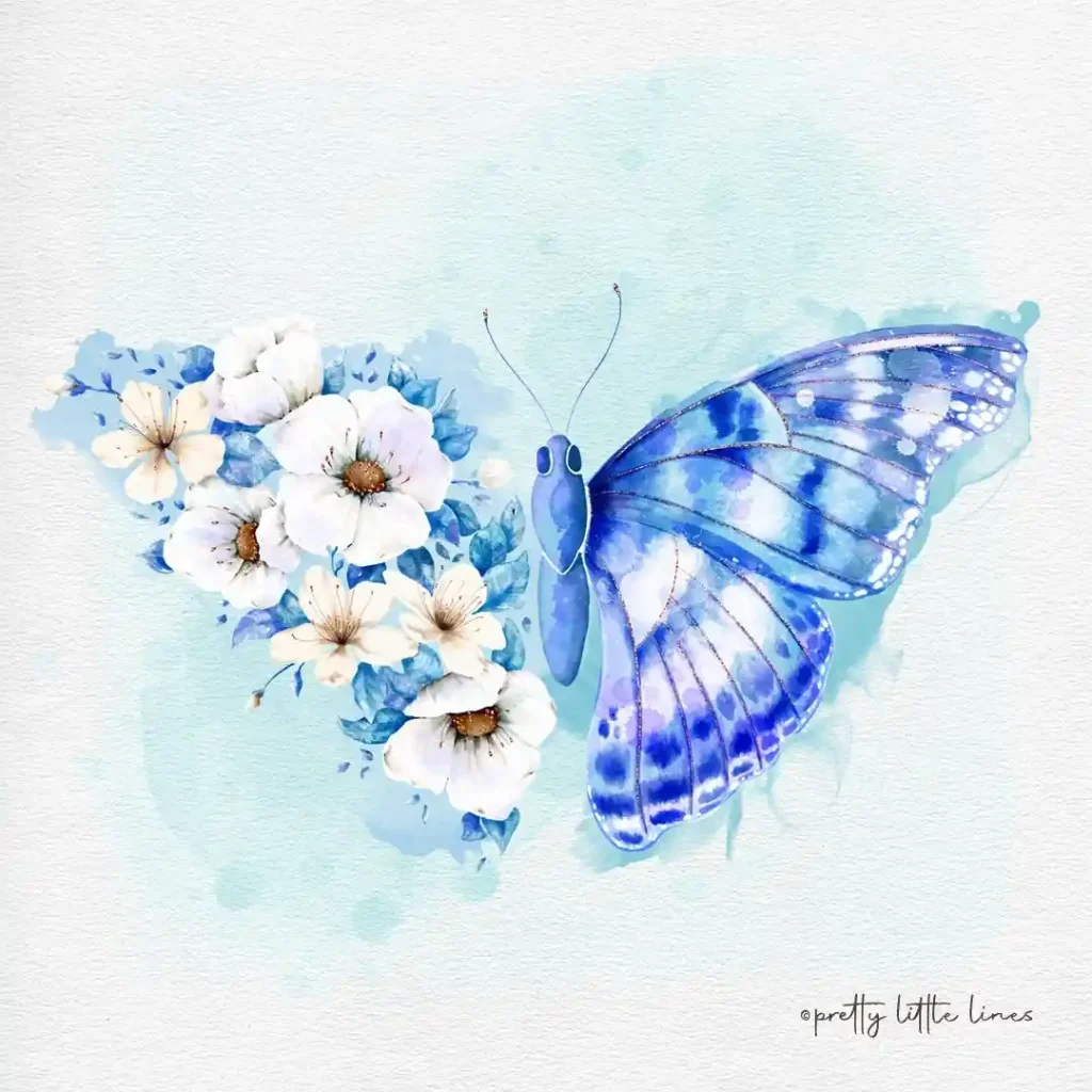 Watercolor Butterfly Drawing Ideas