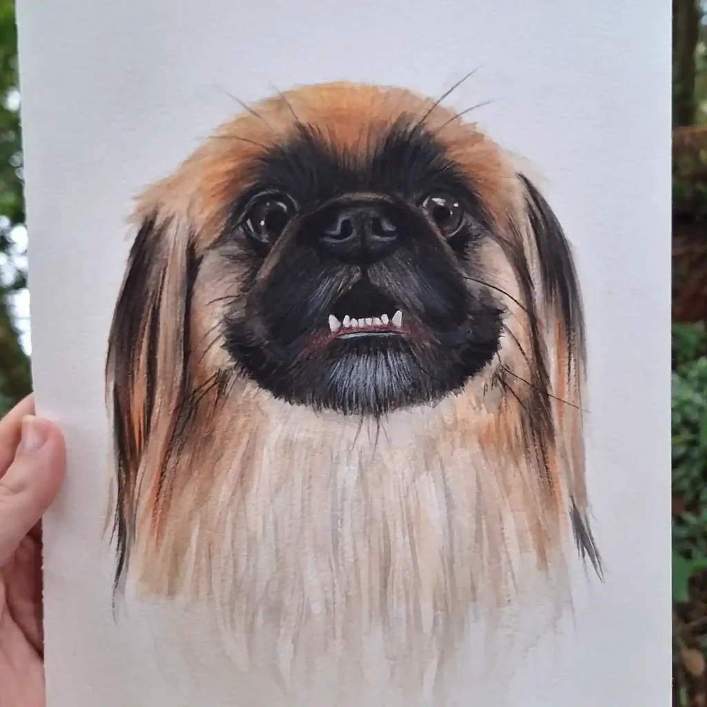 Watercolor Dog Drawing Ideas