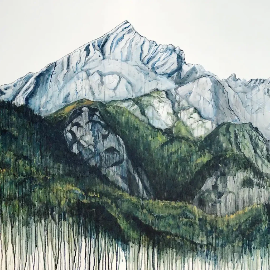 Watercolor Mountain Drawing Ideas