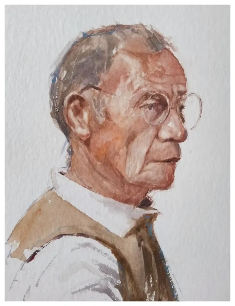 Watercolor Portrait Drawing Ideas