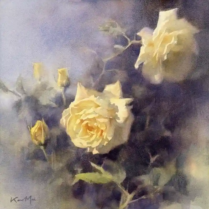 Watercolor Rose Drawing Ideas