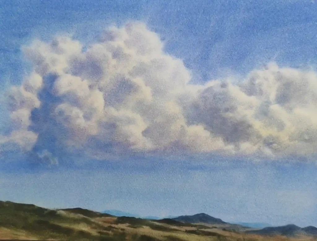 Watercolor Sky Drawing Ideas