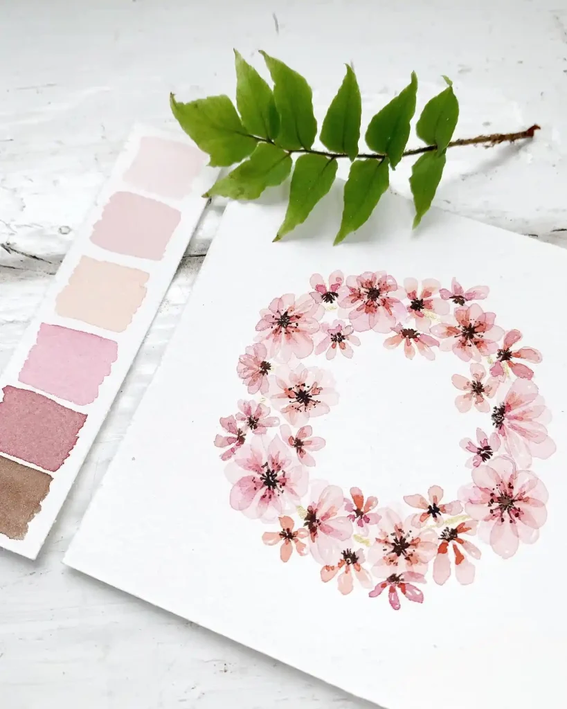 Watercolor Anemone Drawing Ideas (22)