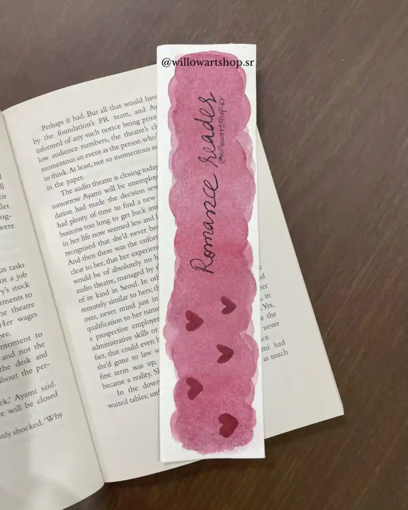 Watercolor Bookmark Drawing Ideas 16