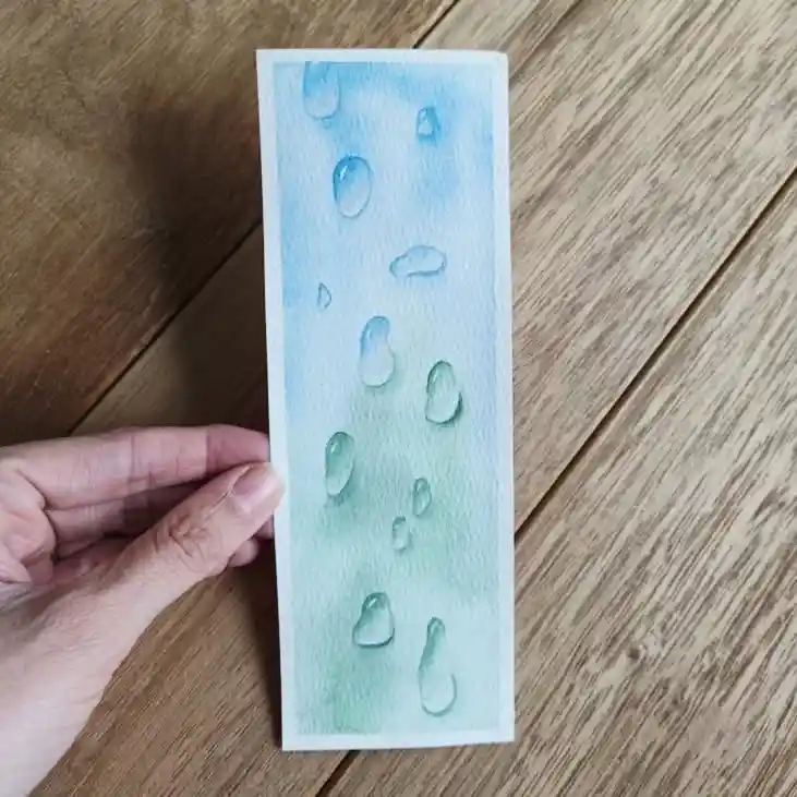 Watercolor Bookmark Drawing Ideas 34