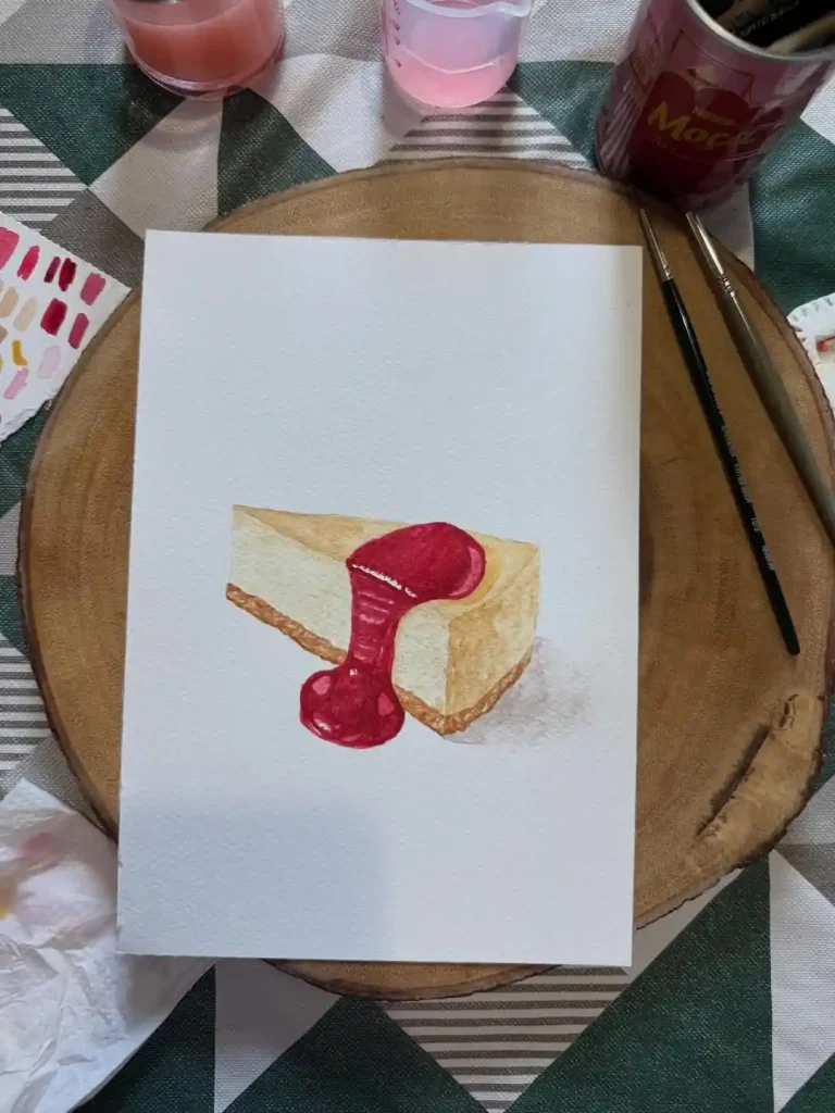 Watercolor food Drawing Ideas 1