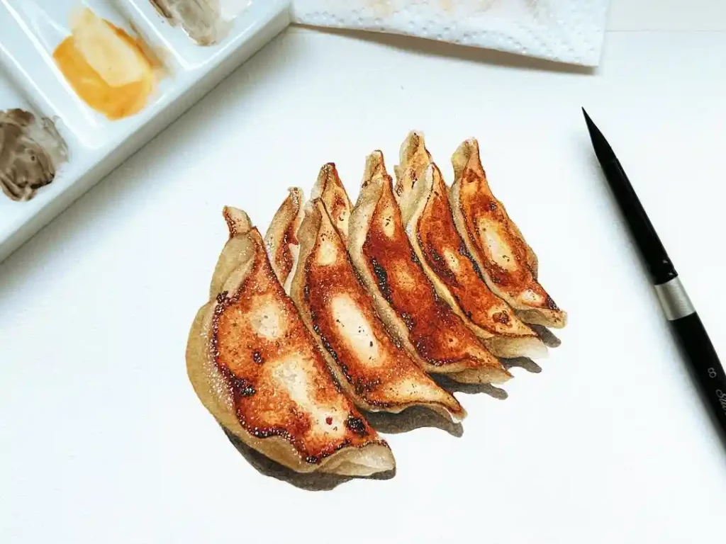 Watercolor food Drawing Ideas 23