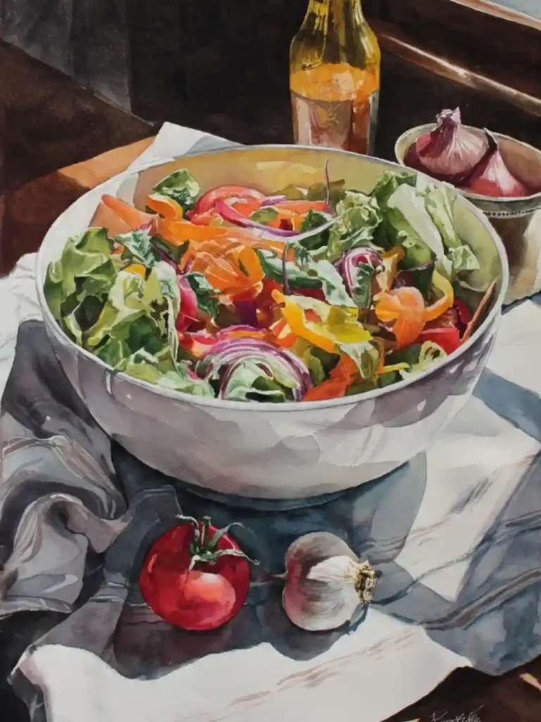 Watercolor food Drawing Ideas 27