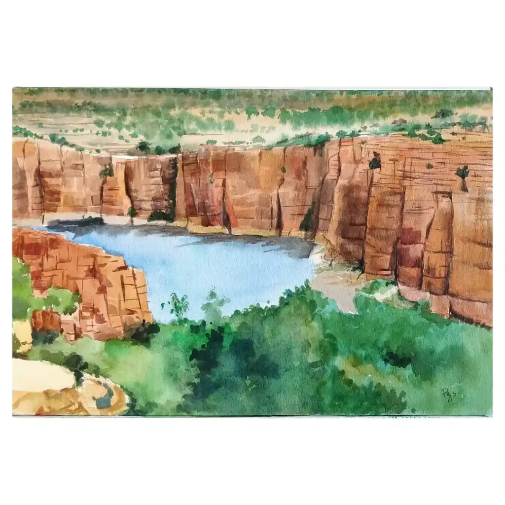 Watercolor Grand Canyon Drawing Ideas 15