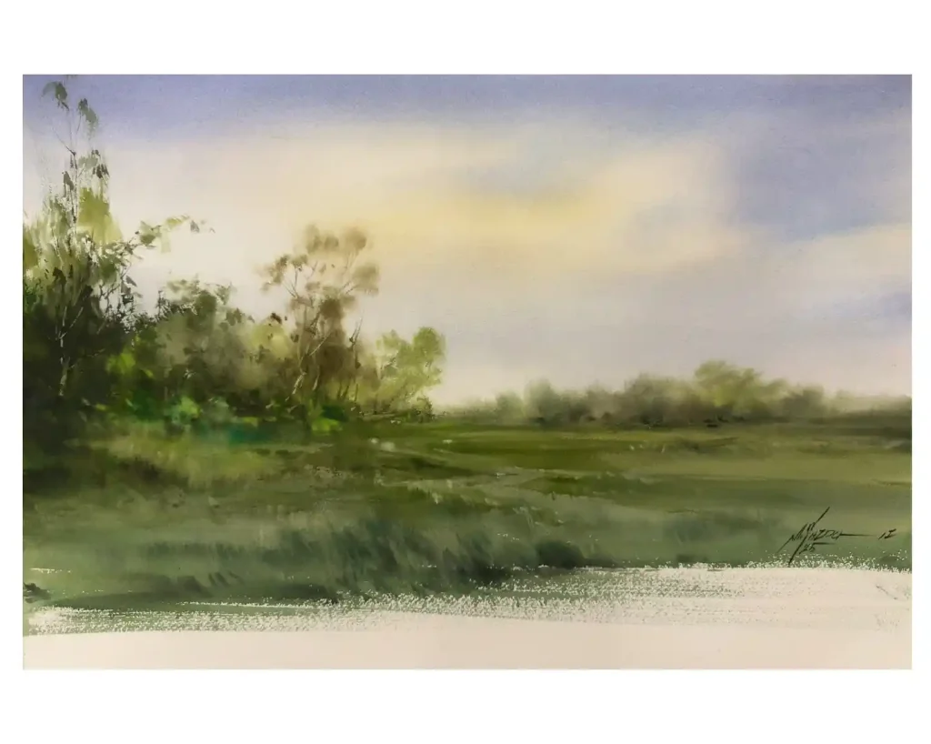 Watercolor Jungle Drawing Ideas 12