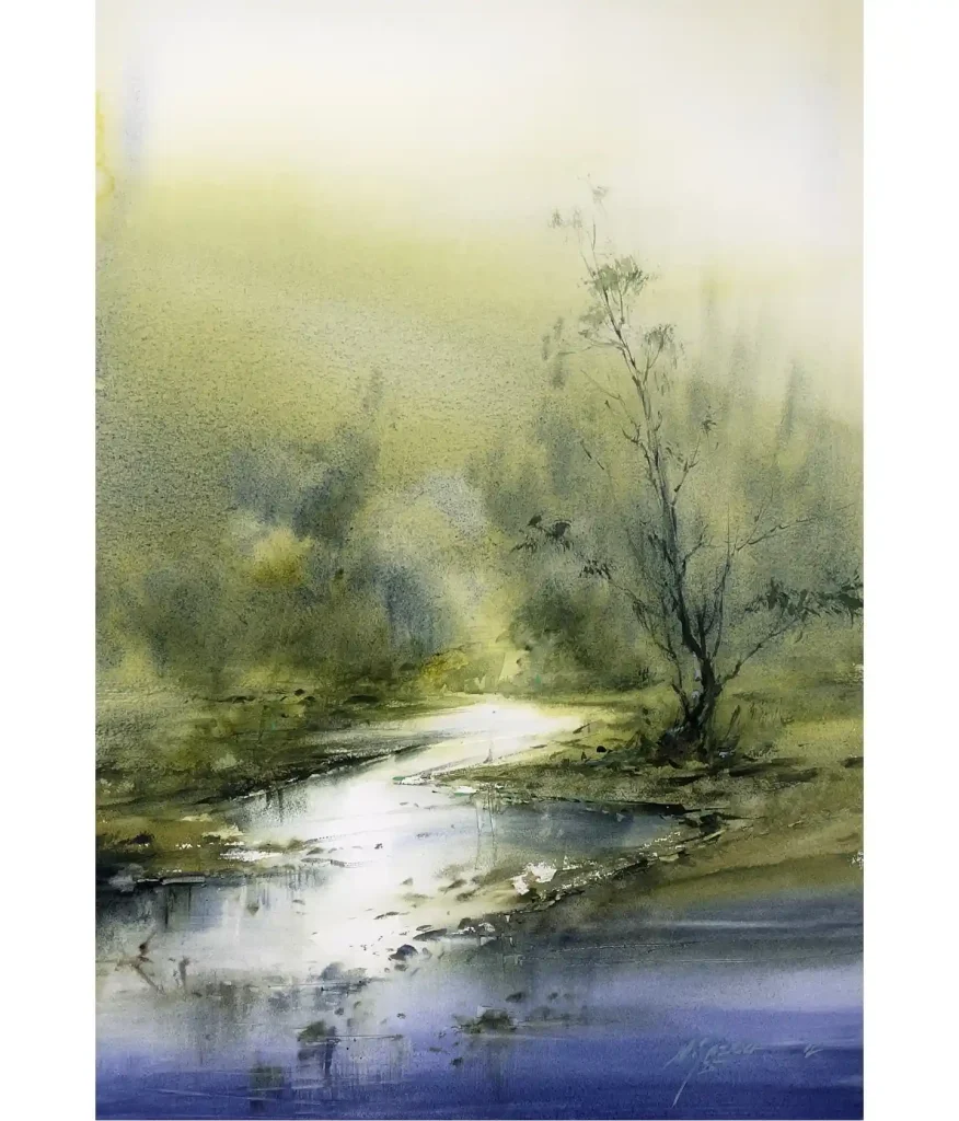 Watercolor Jungle Drawing Ideas 3