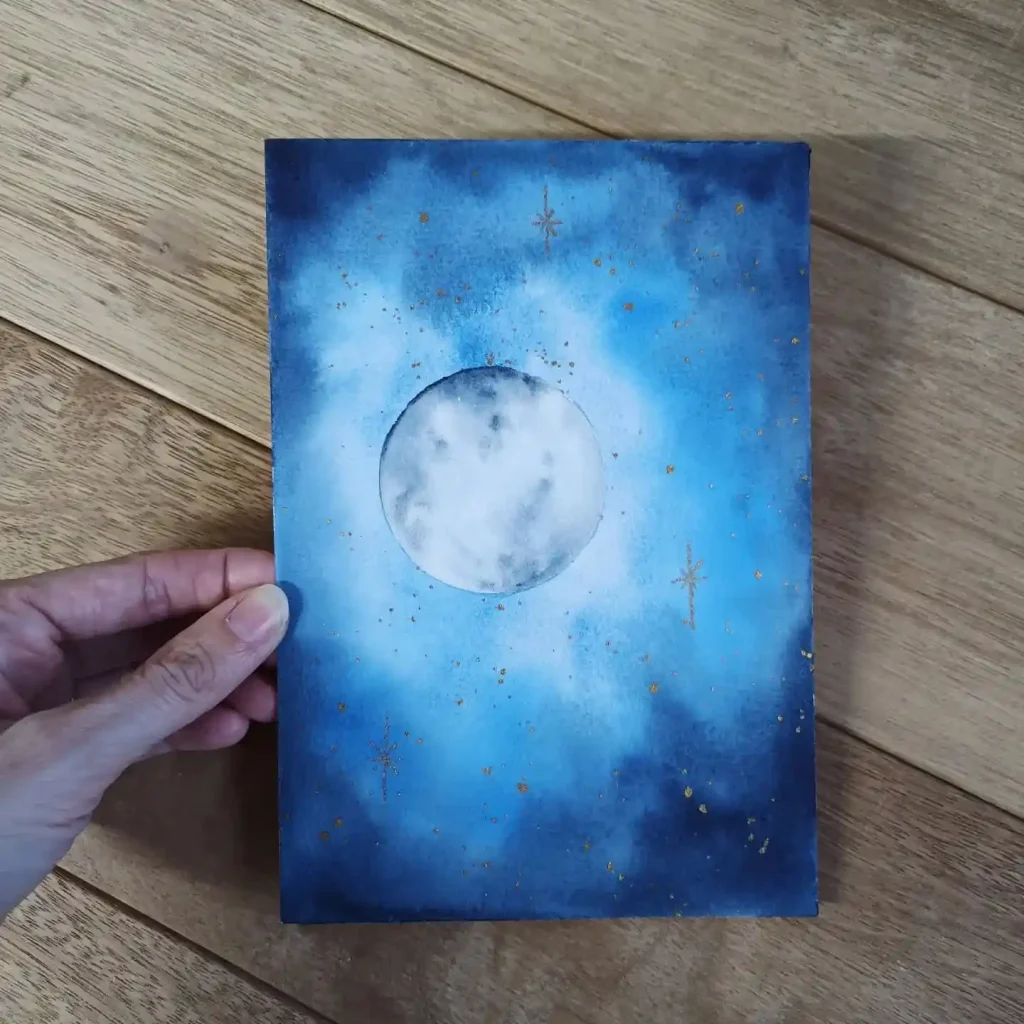 Watercolor Night Drawing Ideas 28