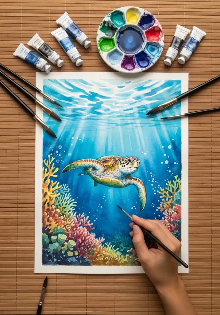 Earth Day art drawing 13