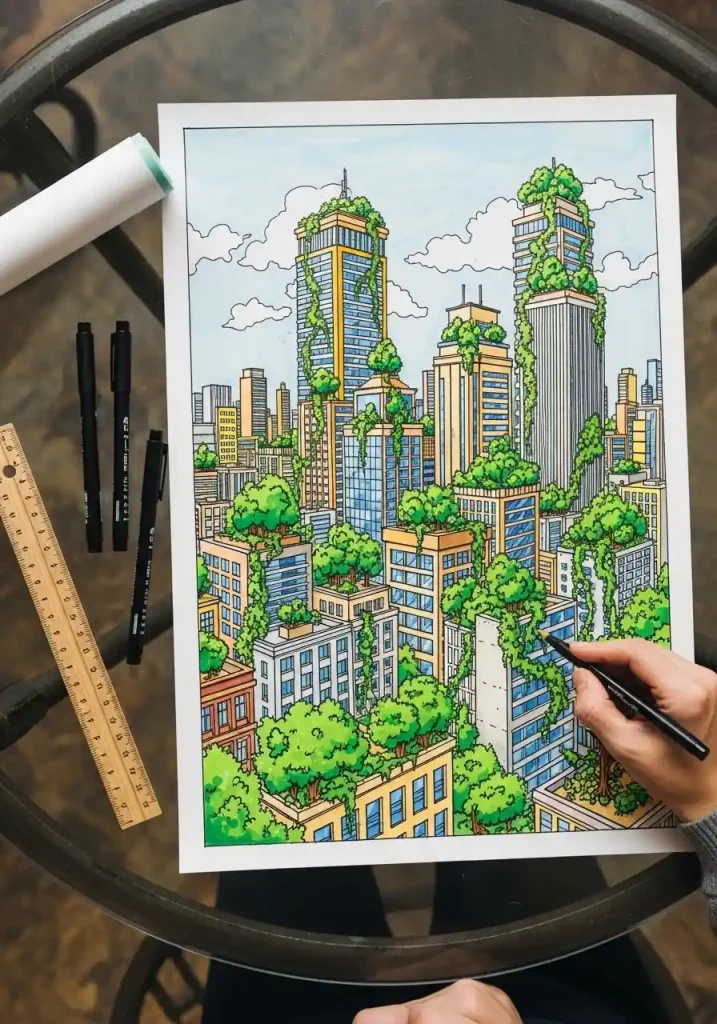 Earth Day art drawing 18