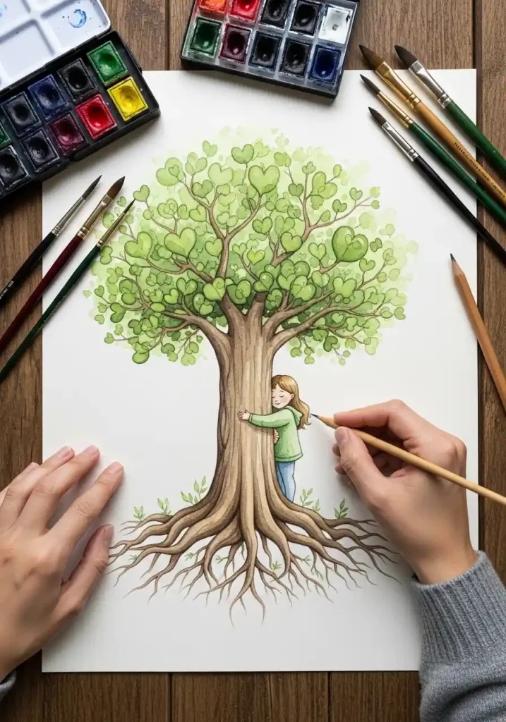 Earth Day art drawing 2