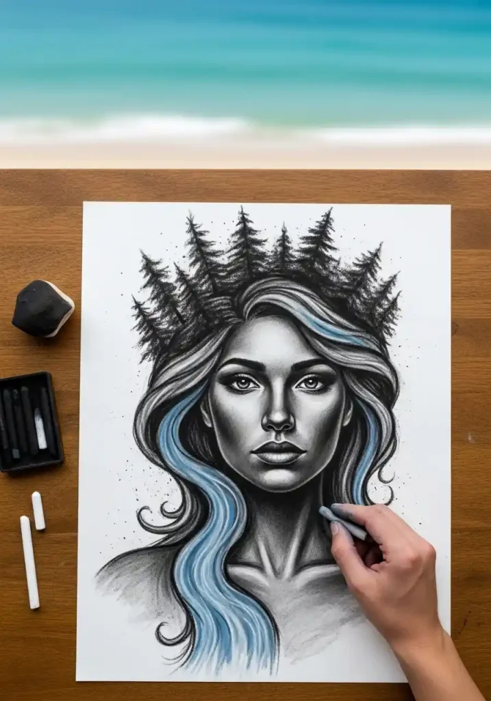 Earth Day art drawing 26