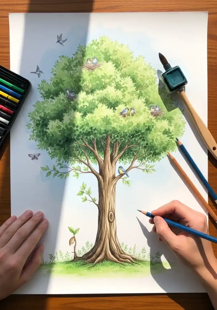 Earth Day art drawing 28