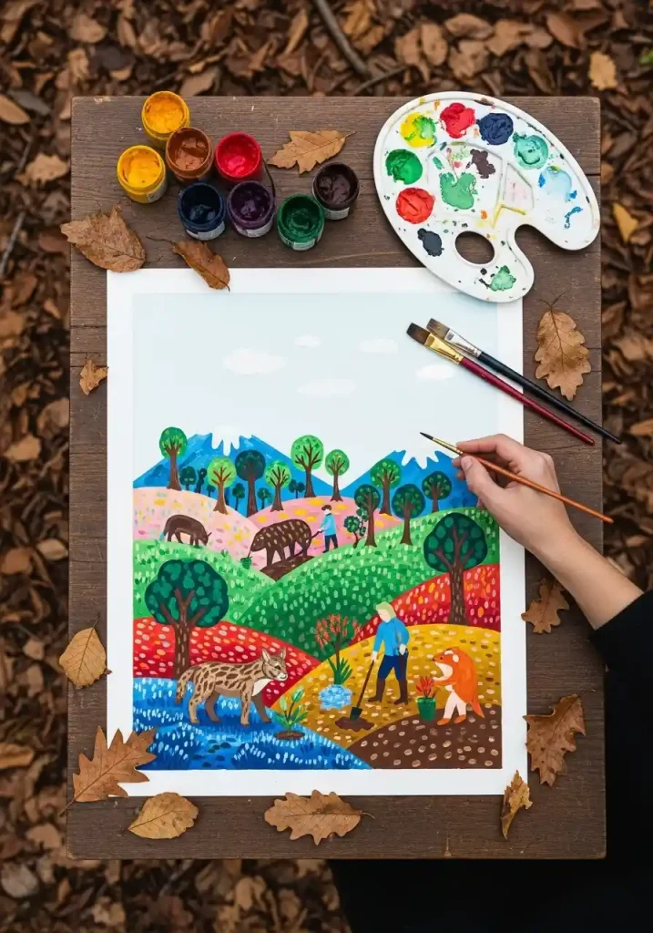 Earth Day art drawing 30